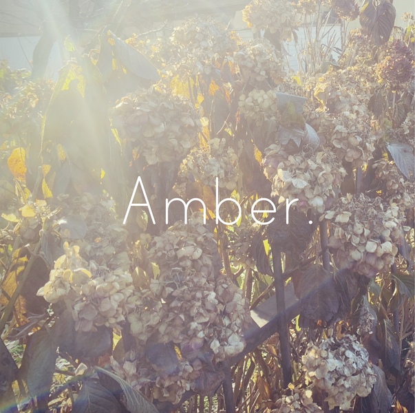 Amber.
